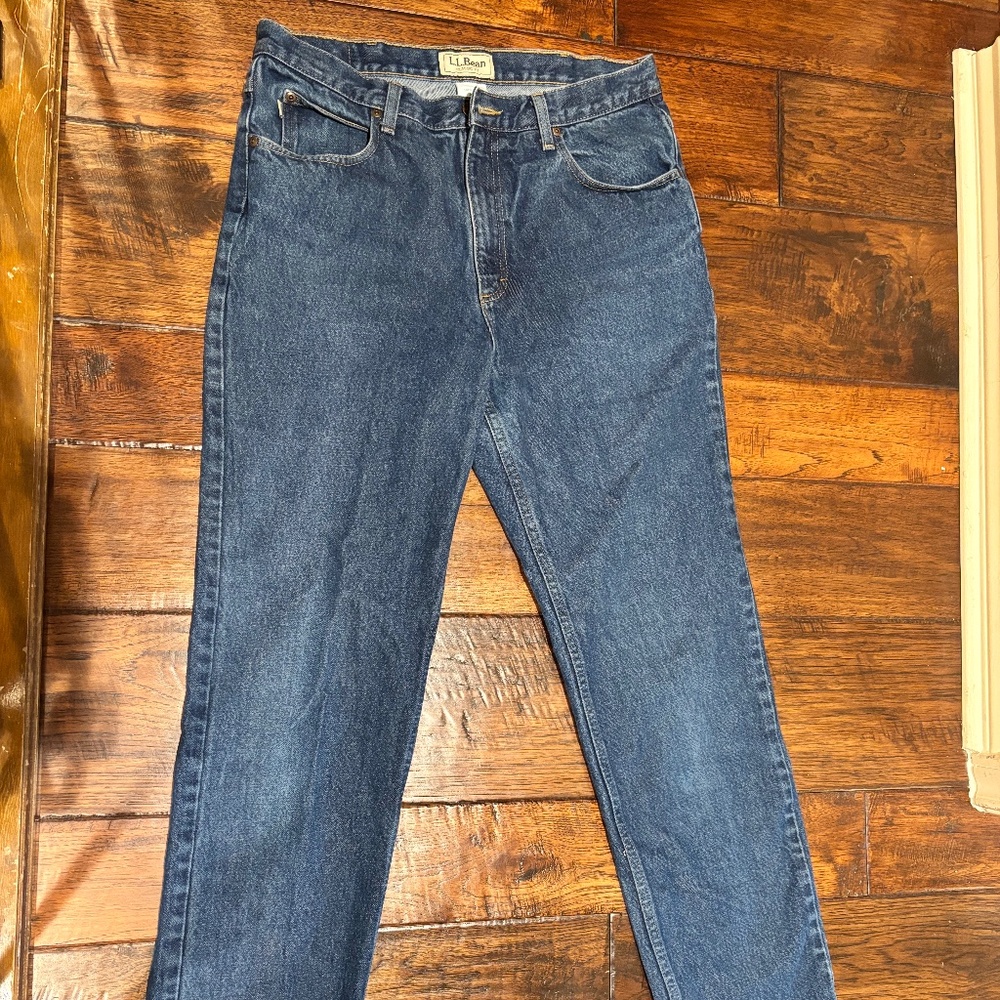 L.L. Bean Men's Jeans 34X36, Classic Fit in Dark Wash